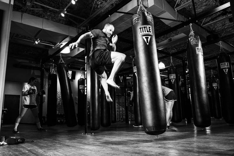 Martial Arts Karate Kick Fight
